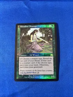 FOIL BLOODLINE SHAMAN LP Onslaught mtg Magic fast shipping - Image 1