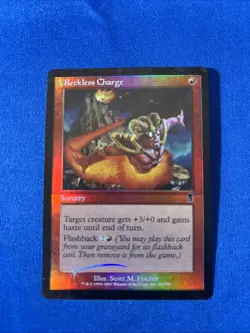 FOIL RECKLESS CHARGE LP Odyssey Original mtg Magic fast shipping - Image 1
