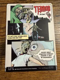 MTG Magic The Gathering Secret Lair CREEPSHOW Terror - Image 2