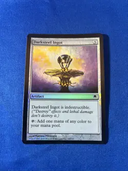 FOIL DARKSTEEL INGOT LP Darksteel Original mtg Magic fast shipping - Image 1