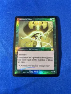 FOIL HEEDLESS ONE LP+ Onslaught Original mtg Magic fast shipping - Image 1