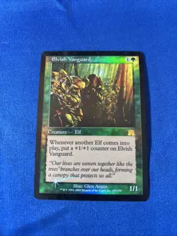 FOIL ELVISH VANGUARD LP Onslaught Original mtg Magic fast shipping - Image 1