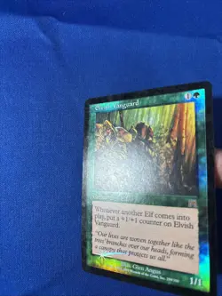 FOIL ELVISH VANGUARD LP Onslaught Original mtg Magic fast shipping - Image 3