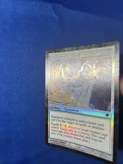 FOIL WHISPERSILK CLOAK LP+ Darksteel Original mtg Magic fast shipping - Image 3