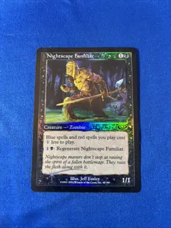 FOIL NIGHTSCAPE FAMILIAR LP+ Planeshift Original mtg Magic fast shipping - Image 1
