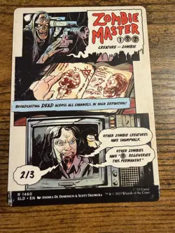 MTG Magic The Gathering Secret Lair CREEPSHOW Zombie Master - Image 2