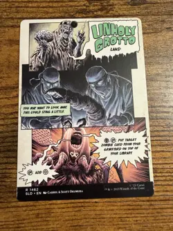 MTG Magic The Gathering Secret Lair CREEPSHOW Unholy Grotto - Image 2