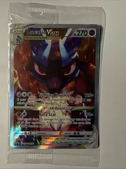 Pokemon TCG Lucario VSTAR SWSH291 Crown Zenith Promo Factory Sealed, Near Mint - Image 1