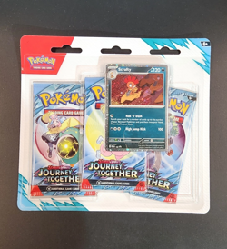 Pokemon TCG: Scarlet & Violet Journey Together 3 Pack Blister + Promo Scrafty - Image 1