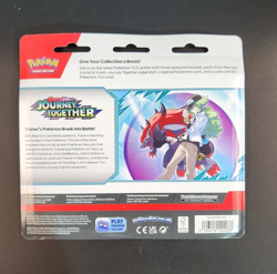 Pokemon TCG: Scarlet & Violet Journey Together 3 Pack Blister + Promo Scrafty - Image 2