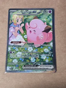 Pokemon Journey Together Lillie's Clefairy EX Sir 184/159 Personally Pulled - Image 1