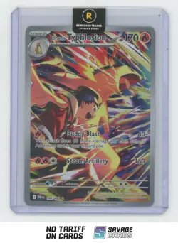 2025 Pokemon S&V Destined Rivals Ethan's Typhlosion #190/182 Illustration Rare - Image 1