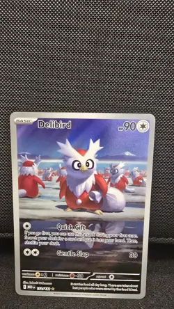 Pokemon Delibird 152/132 Mega Evolution Illustration Rare Holo NM English - Image 1