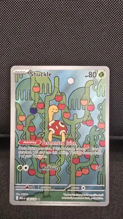 Pokemon TCG Shuckle 136/132 Mega Evolution Full Art IR Illustration Rare NM Card - Image 1