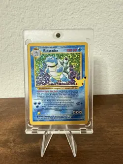 Pokemon TCG Blastoise Holo Rare Card 2/102 Celebrations Classic Collection - Image 1