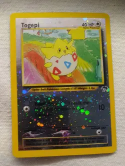 Togepi 4/18 Reverse Holo Foil Southern Islands Pokemon - Image 1
