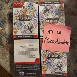 ✅✅ Pokemon TCG: Prismatic Evolutions - Booster Bundle Lot of 4 - Image 2