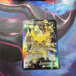 Pokemon TCG: Pikachu EX XY124 Full Art Holo XY Black Star Promo NM - Image 1