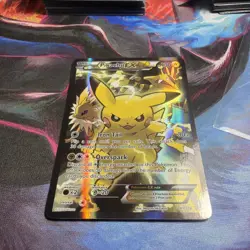 Pokemon TCG: Pikachu EX XY124 Full Art Holo XY Black Star Promo NM - Image 3