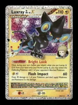 Pokemon Luxray GL LV.X Classic Collection Celebrations: Classic Collection 109/1 - Image 1