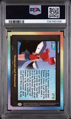 2000 TOPPS POKEMON TV ANIMATION SERIES 2 #EP18 TENTACOOL AND TENTACRUEL PSA 7 - Image 2