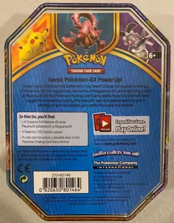 2016 POKEMON XY FLASH FIRE BATTLE HEART TIN VOLCANION EX XY173 PROMO SEALED NEW - Image 2