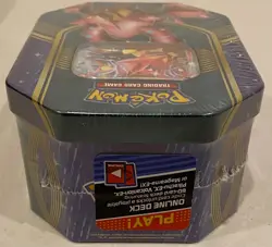 2016 POKEMON XY FLASH FIRE BATTLE HEART TIN VOLCANION EX XY173 PROMO SEALED NEW - Image 4