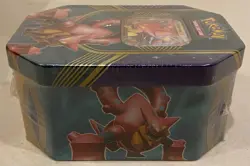2016 POKEMON XY FLASH FIRE BATTLE HEART TIN VOLCANION EX XY173 PROMO SEALED NEW - Image 5
