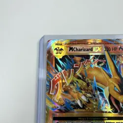 Mega M Charizard Y EX 13/108 XY Evolutions Holo 2016 Pokemon Card - Image 2