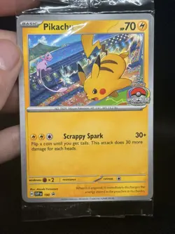 Pokemon TCG Pikachu #190 Promo Scarlet and Violet Promo Sealed - Image 1
