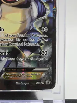 Pokemon TCG Blastoise EX XY122 Full Art Holo Black Star Promo DMG - Image 5