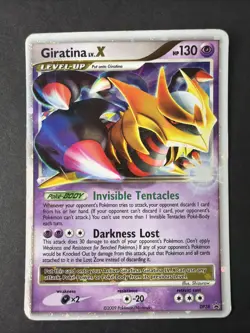 Pokemon TCG Giratina LV.X DP38! MP Condition Promo 2009 Holo Rare - Image 1