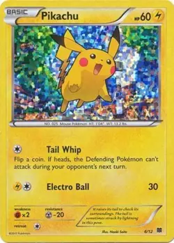 Pikachu - 6/12 - McDonald's Promo 2015 HP, English Pokemon Promos - Image 1