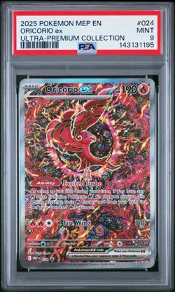 2025 POKEMON MEP PROMO ULTRA-PREMIUM COLLECTION #024 ORICORIO EX PSA 9 - Image 1