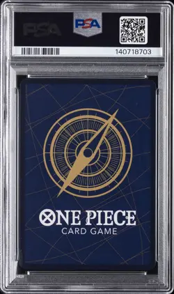 2025 ONE PIECE JPN CARRYING ON HIS WILL RED MANGA ALT ART MONKEY D. LUFFY PSA 10 - Image 2