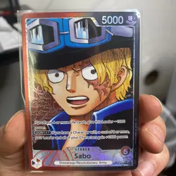 One Piece SABO OP13-004 L Alt Art Leader Carrying On His Will English Pack Fresh - Image 1