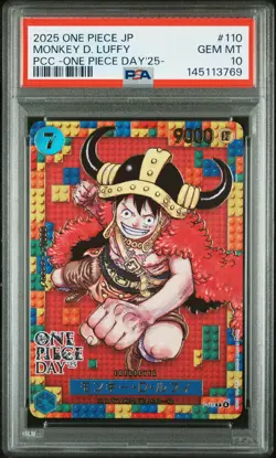 2025 ONE PIECE JPN PREMIUM COLLECTION ONE PIECE DAY'25 MONKEY D. LUFFY PSA 10 - Image 1