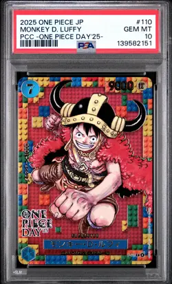 2025 ONE PIECE JPN PREMIUM COLLECTION ONE PIECE DAY'25 MONKEY D. LUFFY PSA 10 - Image 1