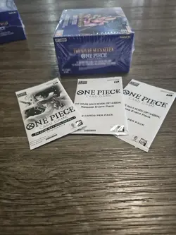 ONE PIECE THE AZURE SEA'S SEVEN BOOSTER BOX OP14 ENGLISH Sealed W/ Extras - Image 4