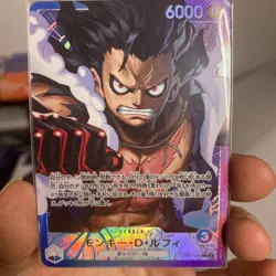 One Piece Japanese Monkey D. Luffy L OP11-040 A Fist of Divine Speed - Image 1
