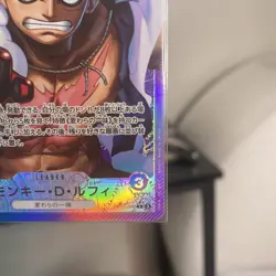 One Piece Japanese Monkey D. Luffy L OP11-040 A Fist of Divine Speed - Image 4