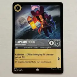 Captain Hook 174/204 Disney Lorcana The First Chapter Regular Common Card NM - Image 1