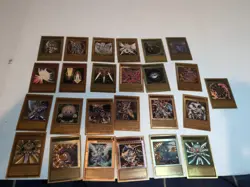 Yugioh Custom Gold Foil Card Lot Of 25 For Art Purposes - Image 1