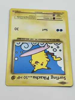 Pokemon TCG Evolutions Surfing Pikachu Card 111/108 Secret Rare - MP 2016 - Image 4