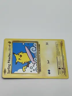 Pokemon TCG Evolutions Surfing Pikachu Card 111/108 Secret Rare - MP 2016 - Image 5