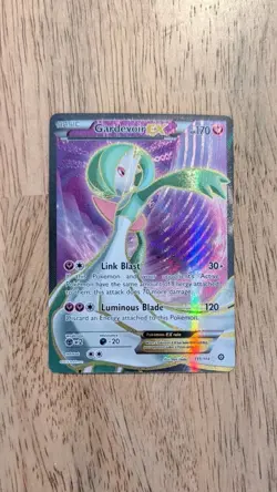 Gardevoir EX 111/114 Full Art Holo Ultra Steam Siege 2016 Pokemon NM TCG Card - Image 1