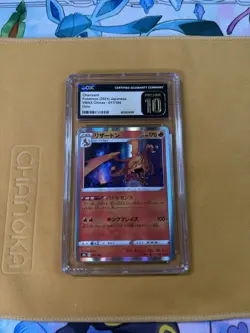 CGC 10 Pristine Charizard Holo 017/184 VMAX Climax s8b Pokemon Card - Image 1