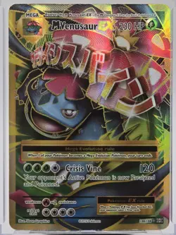 Pokemon M Venusaur EX Full Art Holo Card Evolutions Ultra Rare 100/108 XY - Image 2