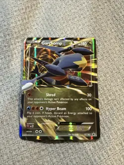 2016 Garchomp EX XY168 - NM NEAR MINT - XY Black Star Promo Holo Pokemon Card - Image 1