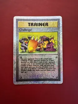 Challenge! 106/110 Reverse Holo Legendary Collection Pokemon Card MP No Creases - Image 1